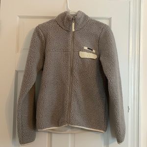 Columbia Women's Mountainside Heavyweight Fleece Sherpa Gray Jacket Size XS